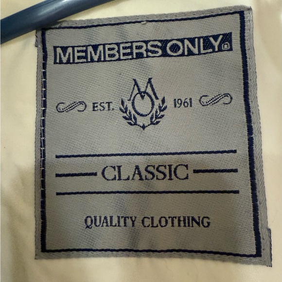 Mens Members Only White Bomber Jacket thrashers patches - Picture 8 of 9